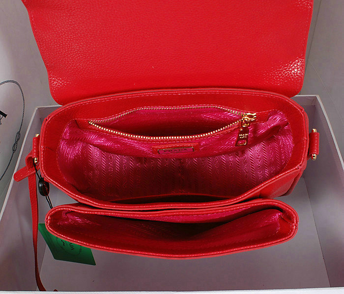 2014 Prada calfskin mini bag BT0952 rose for sale - Click Image to Close